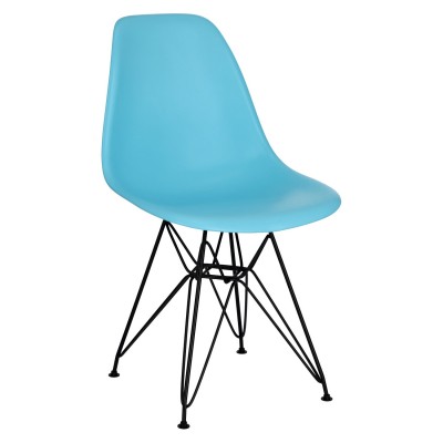 Krzesło P016 PP Black ocean blue