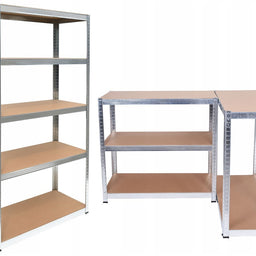 REGAŁ MAGAZYNOWY METALOWY G9040 MDF 875KG