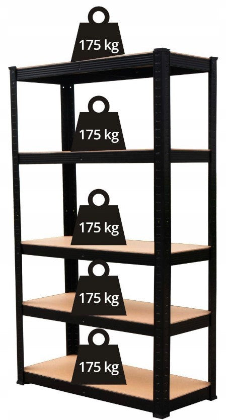 REGAŁ MAGAZYNOWY METALOWY P9040 MDF 875KG