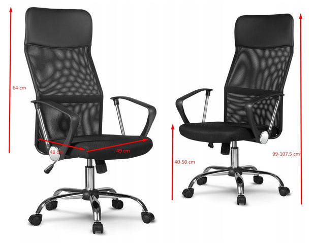 FOTEL OBROTOWY NEMO - SZARY