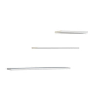 KOMPLET 3 x PÓŁKA WISZĄCA TOBI 3P BIEL MAT