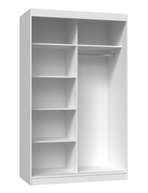 SZAFA PRZESUWNA IGA 120 CM DRZWI PRZESUWNE PÓŁKI DĄB ARTISAN