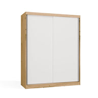 SZAFA Przesuwna IGA 160 CM B DĄB ARTISAN BIEL – Stylowa i Funkcjonalna