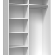 SZAFA PRZESUWNA IGA 120 CM 1 LUSTRO ANTRACYT DĄB ARTISAN