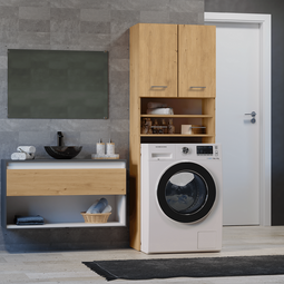 SZAFKA ŁAZIENKOWA NAD PRALKĘ POLA DĄB ARTISAN