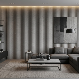 CORESTONE SPC 3D WALL PANEL - MARBLE LIGHT GREY 2,75m x 0,186m