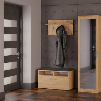 SZAFA DUO LUSTRO DĄB ARTISAN