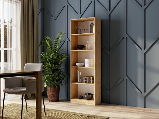 REGAŁ R60 NA KSIĄŻKI 60 CM DĄB ARTISAN