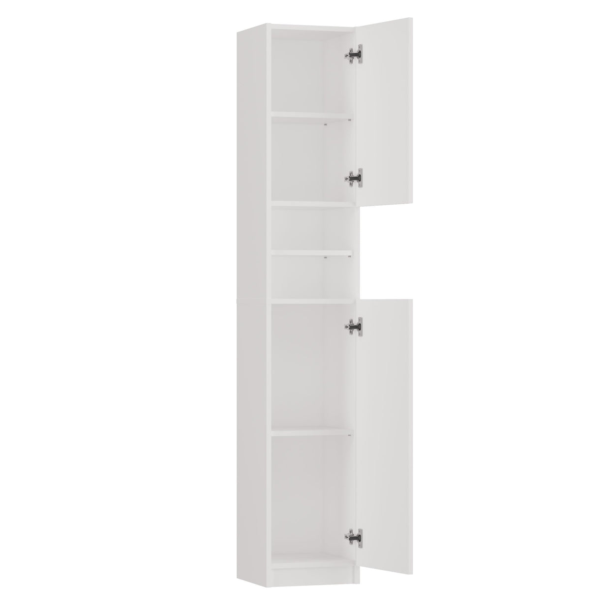 SZAFKA ŁAZIENKOWA MARBELA 32CM REGAŁ SŁUPEK BIEL POŁYSK
