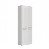 SZAFKA ŁAZIENKOWA REGAŁ SŁUPEK NEL DD 1K KOSZ BIEL POŁYSK