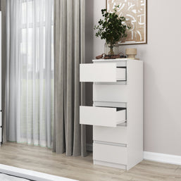 KOMODA SZAFKA 5 SZUFLAD W5 BIEL