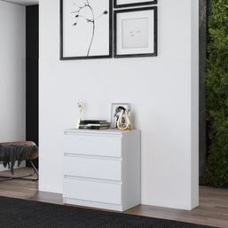 KOMODA SZAFKA 3 SZUFLADY M3 BIEL