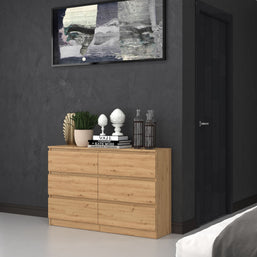 KOMODA MALWA M6 120 - DĄB ARTISAN