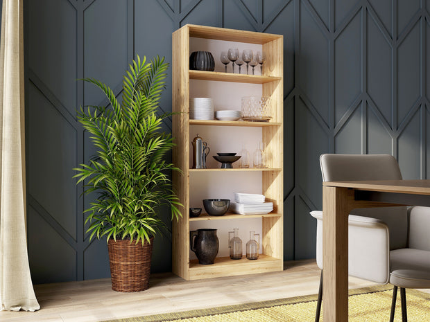 REGAŁ R80 NA KSIĄŻKI 80 CM DĄB ARTISAN