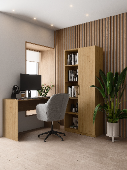 REGAŁ BIUROWY RD-80 DĄB ARTISAN