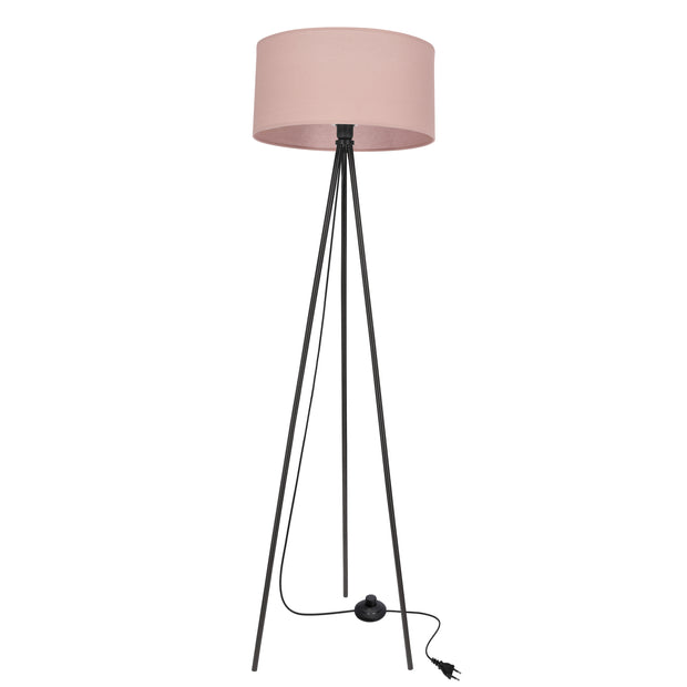 SHANTI lampa pod³ogowa czarny 1x40W E27 aba¿ur jasny wrzosowy - 5903034838715.jpg