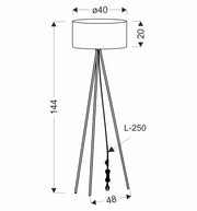 SHANTI lampa pod³ogowa czarny 1x40W E27 aba¿ur jasny wrzosowy - 5903034838715_S.jpg
