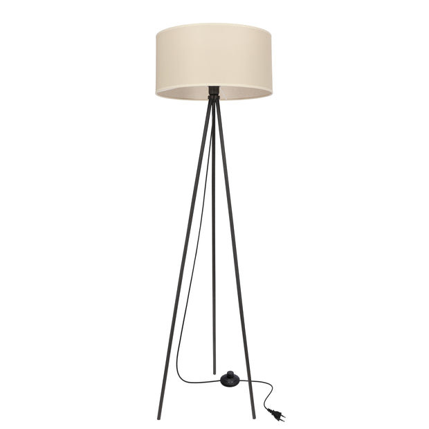 SHANTI lampa pod³ogowa czarny 1x40W E27 abażur beżowy - 5903034838760.jpg