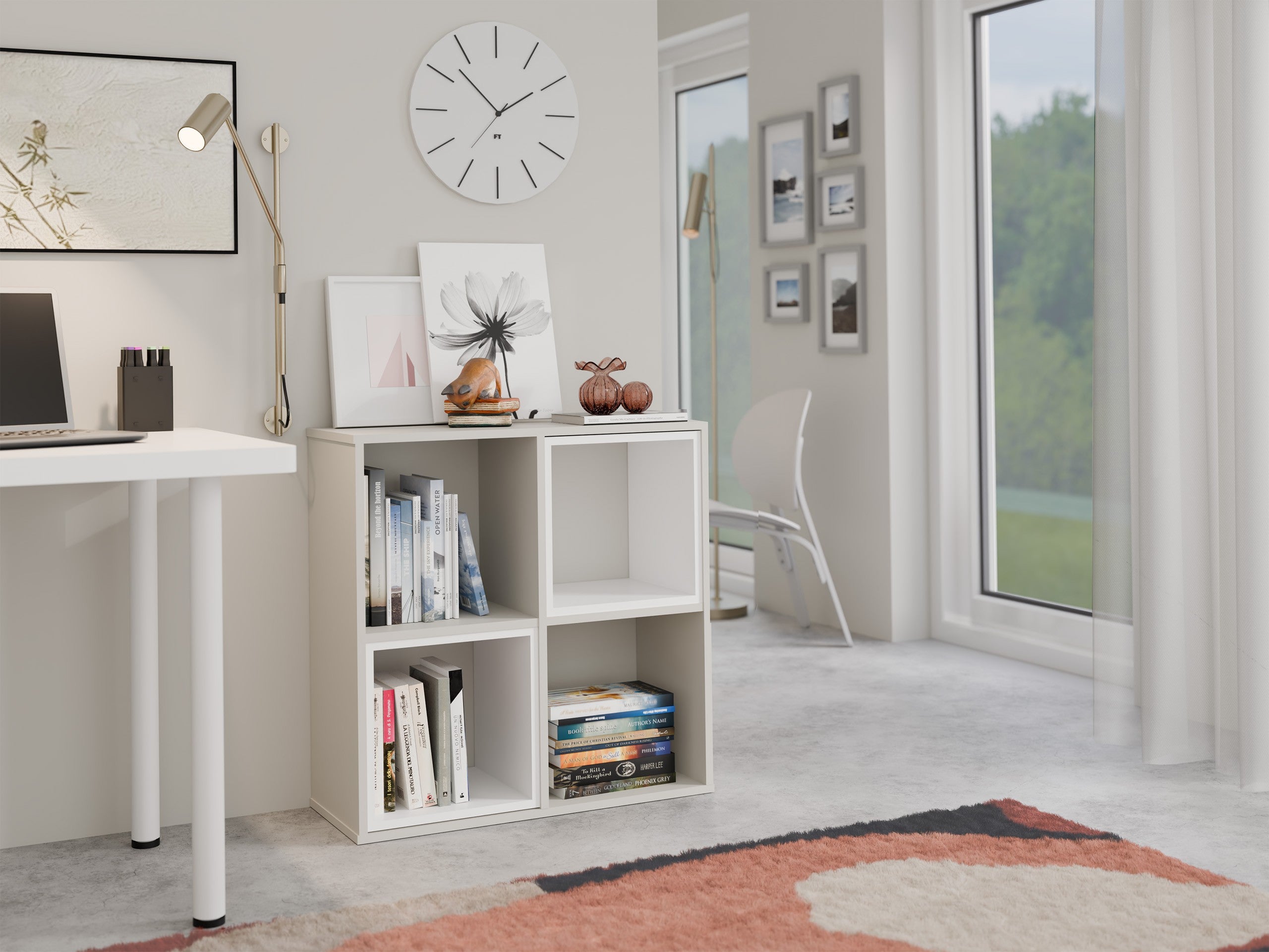 REGAŁ KOMOROWY MALAX 2X2 - KASZMIR