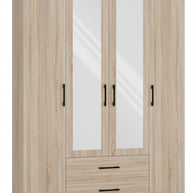 SZAFA ROMANA 160 LUSTRO 2 SZUFLADY 160CM DĄB SONOMA