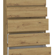 KOMODA SZAFKA 5 SZUFLAD M5 DĄB ARTISAN