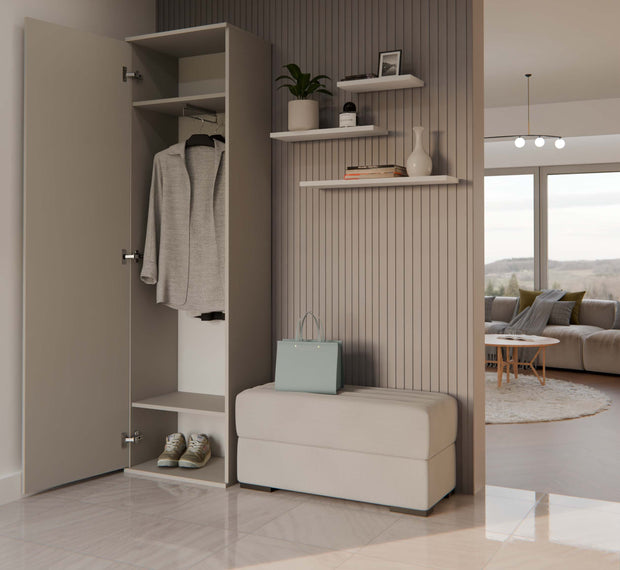 SZAFA DUO LUSTRO KASZMIR BEŻ