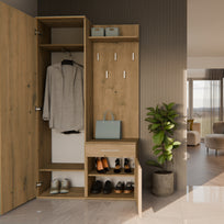 GARDEROBA DUO DĄB ARTISAN