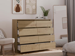 KOMODA MALWA M8 140 DĄB ARTISAN