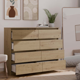 KOMODA MALWA M8 140 DĄB ARTISAN