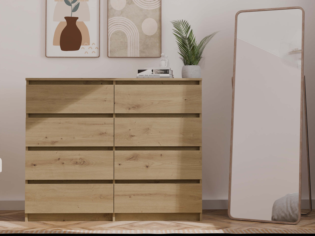 KOMODA MALWA M8 120 DĄB ARTISAN