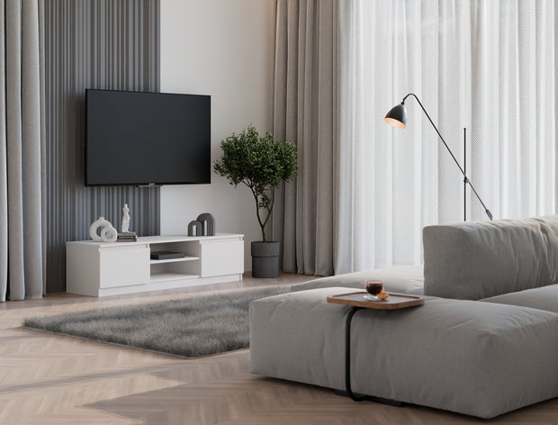 STOLIK SZAFKA RTV 140 - BIAŁY