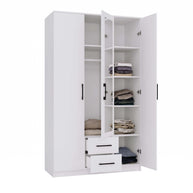 SZAFA ROMANA 120 LUSTRO 2 SZUFLADY 120CM BIEL