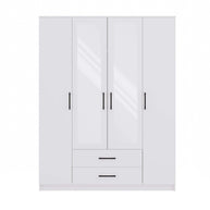 SZAFA ROMANA 160 LUSTRO 2 SZUFLADY 160CM BIEL