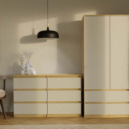 KOMODA MALWA M6 120 DĄB ARTISAN / KASZMIR