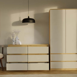 KOMODA MALWA M6 120 DĄB ARTISAN / KASZMIR