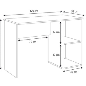 BIURKO TAKO 120x55 - BIAŁE