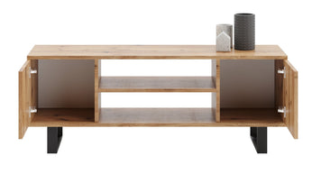 SZAFKA RTV FOCUS 135 cm – DĄB CRAFT/JODEŁKA