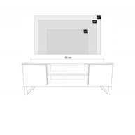 SZAFKA RTV FOCUS 135 cm – DĄB CRAFT/JODEŁKA