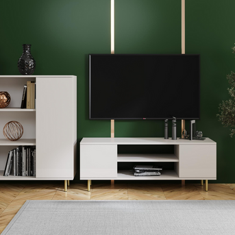SZAFKA RTV FOCUS 135 cm - KASZMIR