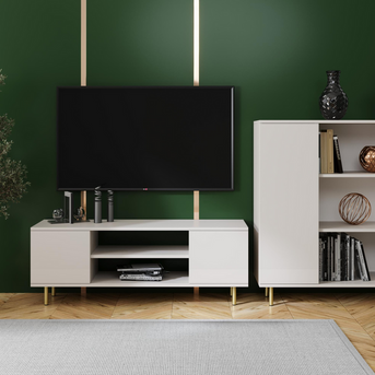 SZAFKA RTV FOCUS 155 cm - KASZMIR