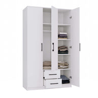 SZAFA ROMANA 120 BEZ LUSTRA 2 SZUFLADY 120CM BIEL