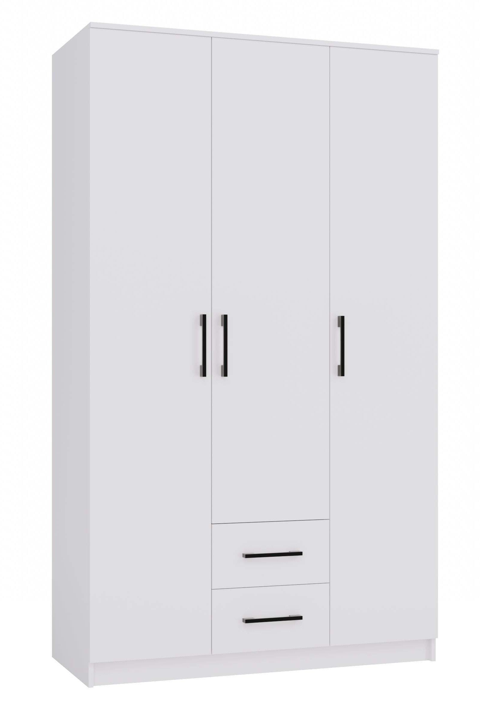 SZAFA ROMANA 120 BEZ LUSTRA 2 SZUFLADY 120CM BIEL