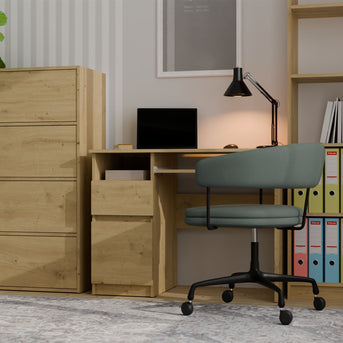 KOMODA ALMA 4 DRZWI 4 PÓŁKI DĄB ARTISAN