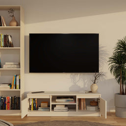 STOLIK SZAFKA RTV 120 - KASZMIR BEŻ