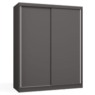 SZAFA PRZESUWNA IGA 160 B ANTRACYT – Funkcjonalność i Nowoczesny Design