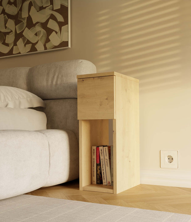 SZAFKA NOCNA GALAX 20 1S - DĄB ARTISAN