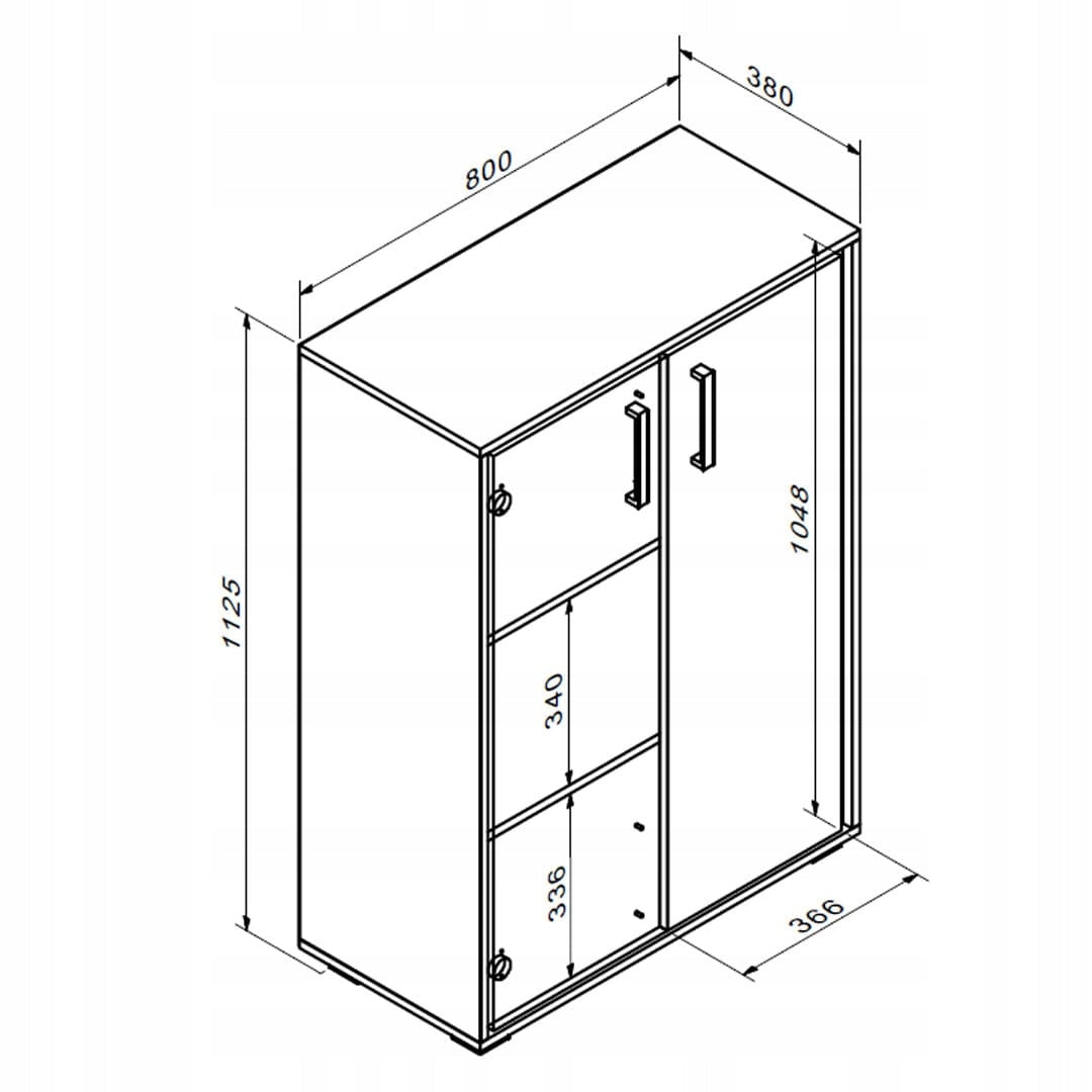 REGAŁ 80 cm BRENT - KASZMIR / CZERŃ