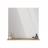 LUSTRO ŁAZIENKOWE Z PÓŁKĄ TIGO 60x61,5 CM DĄB EVOKE DO ŁAZIENKI
