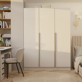 SZAFA SENSO 3D 150CM 3 DRZWI KASZMIR BEŻ
