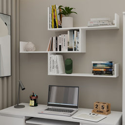 Półki Wiszące KOBI Do Salonu Do Pokoju BIAŁY